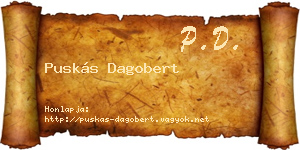 Puskás Dagobert névjegykártya